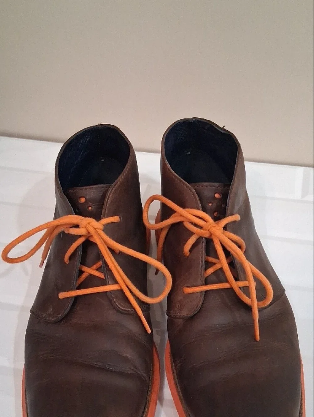Cole Haan LunarGrand Brown Leather Chukka Boots Size 9.5